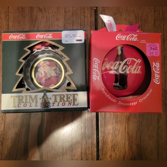 Coca-Cola ornaments - Picture 1 of 2
